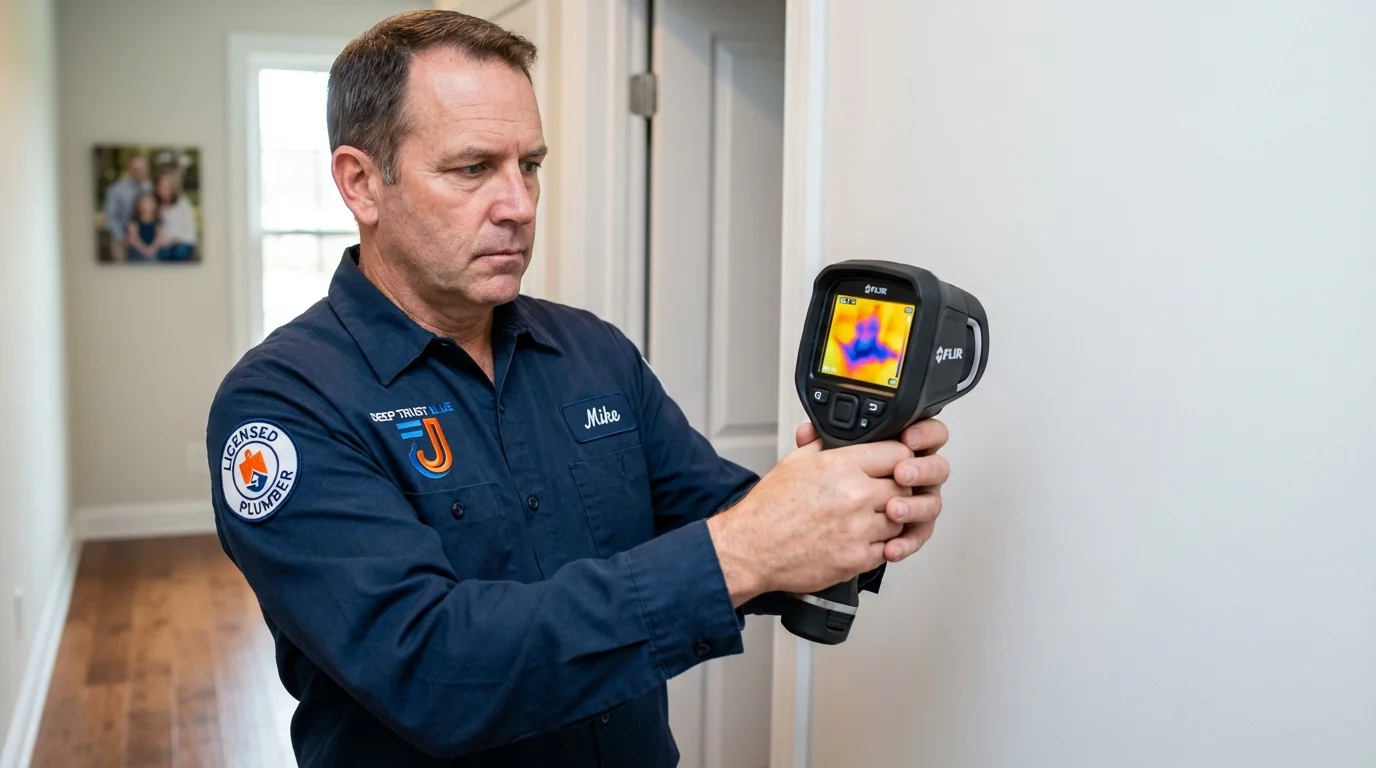 Thermal imaging leak detection by Johns Plumbing LLC in Luling
